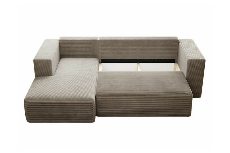 Listowel 3-sits Hörnbäddsoffa NO_BRAND beige - Möbler - Soffa - Bäddsoffa - Bäddsoffa divan