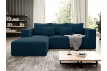 Listowel 3-sits Hörnbäddsoffa NO_BRAND Dark blue - Möbler - Soffa - Bäddsoffa - Bäddsoffa divan