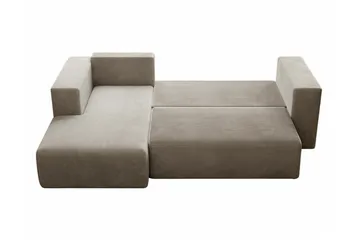 Listowel 3-sits Hörnbäddsoffa NO_BRAND Dark blue - Möbler - Soffa - Bäddsoffa - Bäddsoffa divan