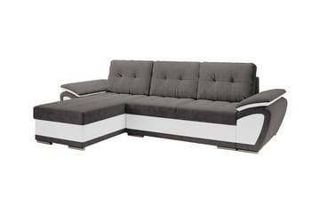 Listowel 3-sits Hörnbäddsoffa NO_BRAND White - Möbler - Soffa - Bäddsoffa - Bäddsoffa divan