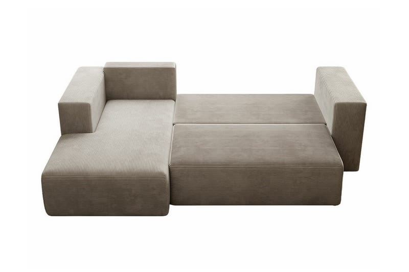 Listowel 3-sits Hörnbäddsoffa NO_BRAND Pink - Möbler - Soffa - Bäddsoffa - Bäddsoffa divan
