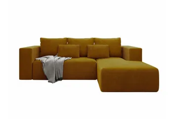 Listowel 3-sits Hörnbäddsoffa Yellow - Möbler - Soffa - Bäddsoffa - Hörnbäddsoffa