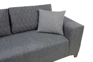 Loftia Hörnsoffa-bäddsoffa 230x90x150 cm - Grå - Möbler - Soffa - Bäddsoffa - Hörnbäddsoffa