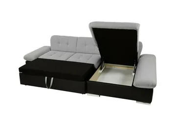 Lomux 3-sits Hörnbäddsoffa beige - Möbler - Soffa - Bäddsoffa - Bäddsoffa divan