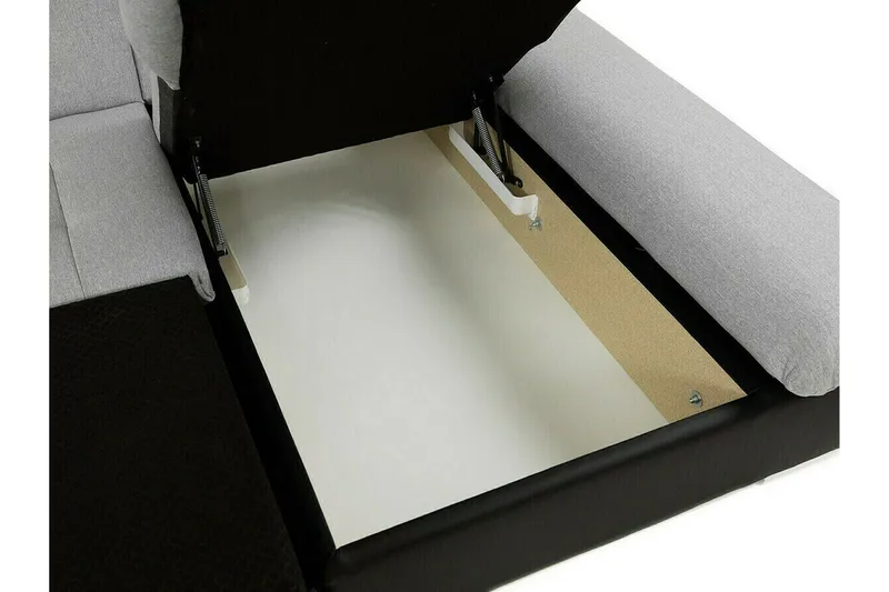 Lomux 3-sits Hörnbäddsoffa beige - Möbler - Soffa - Bäddsoffa - Bäddsoffa divan