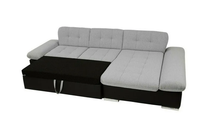 Lomux 3-sits Hörnbäddsoffa beige - Möbler - Soffa - Bäddsoffa - Bäddsoffa divan