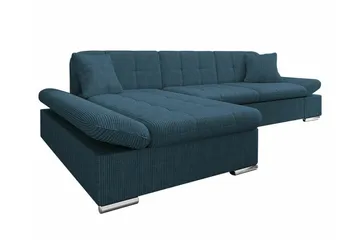 Lomux 3-sits Hörnbäddsoffa blue - Möbler - Soffa - Bäddsoffa - Bäddsoffa längsbäddad