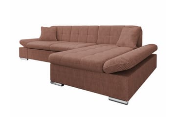 Lomux 3-sits Hörnbäddsoffa Light brown - Möbler - Soffa - Bäddsoffa - Hörnbäddsoffa