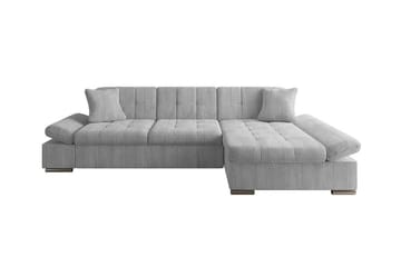 Lomux 3-sits Hörnbäddsoffa Light grey/Dark grey - Möbler - Soffa - Bäddsoffa - Bäddsoffa längsbäddad