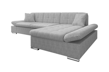 Lomux 3-sits Hörnbäddsoffa Light grey/Dark grey - Möbler - Soffa - Bäddsoffa - Bäddsoffa längsbäddad