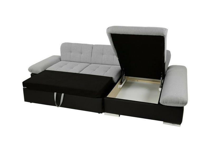 Lomux 3-sits Hörnbäddsoffa NO_BRAND beige - Möbler - Soffa - Bäddsoffa - Bäddsoffa divan