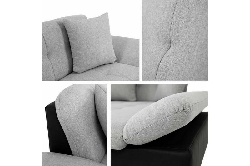 Lomux 3-sits Hörnbäddsoffa NO_BRAND Dark blue - Möbler - Soffa - Bäddsoffa - Bäddsoffa längsbäddad