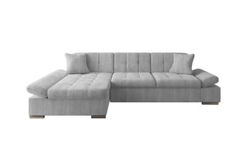 Lomux 3-sits Hörnbäddsoffa NO_BRAND Ljusgrå - Möbler - Soffa - Bäddsoffa - Hörnbäddsoffa