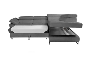 Hörnbäddsoffa - Mörkgrå - Möbler - Soffa - Bäddsoffa - Bäddsoffa divan