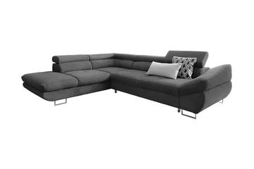 Hörnbäddsoffa - Mörkgrå - Möbler - Soffa - Bäddsoffa - Bäddsoffa divan