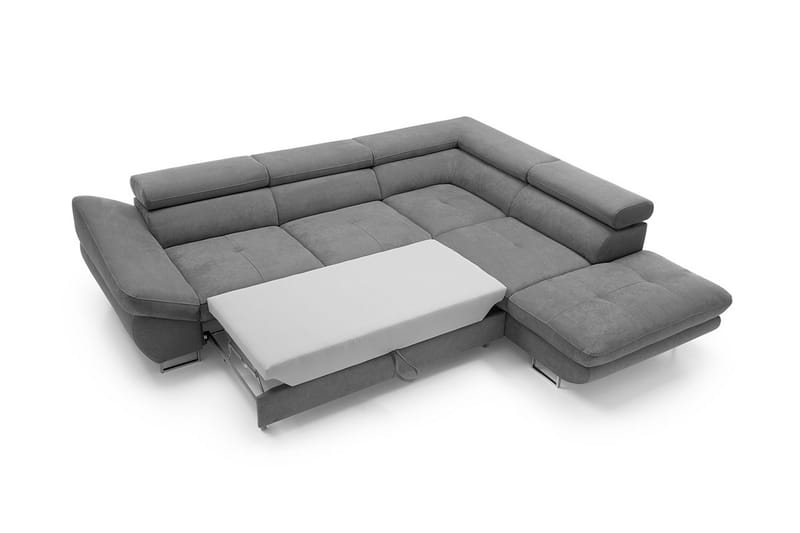 Hörnbäddsoffa - Mörkgrå - Möbler - Soffa - Bäddsoffa - Bäddsoffa divan