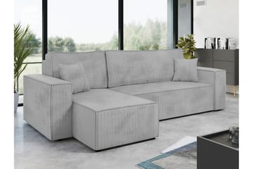 Magston 3-sits Hörnbäddsoffa - Ljusgrå - Möbler - Soffa - Bäddsoffa - Hörnbäddsoffa