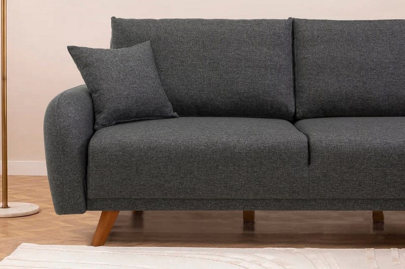 Malkiat Hörnbäddsoffa - Antracit - Möbler - Soffa - Bäddsoffa - Hörnbäddsoffa