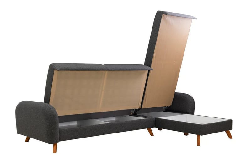 Malkiat Hörnbäddsoffa - Antracit - Möbler - Soffa - Bäddsoffa - Hörnbäddsoffa