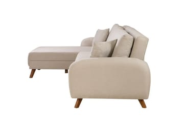 Malkiat Hörnbäddsoffa - Cream - Möbler - Soffa - Bäddsoffa - Bäddsoffa divan