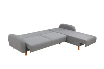 Malkiat Hörnbäddsoffa - Grå - Möbler - Soffa - Bäddsoffa - Hörnbäddsoffa