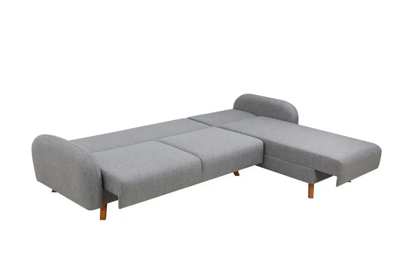 Malkiat Hörnbäddsoffa - Grå - Möbler - Soffa - Bäddsoffa - Hörnbäddsoffa