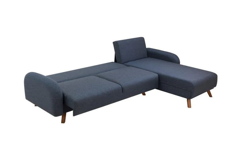 Malkiat Hörnbäddsoffa - Mörkblå - Möbler - Soffa - Bäddsoffa - Hörnbäddsoffa