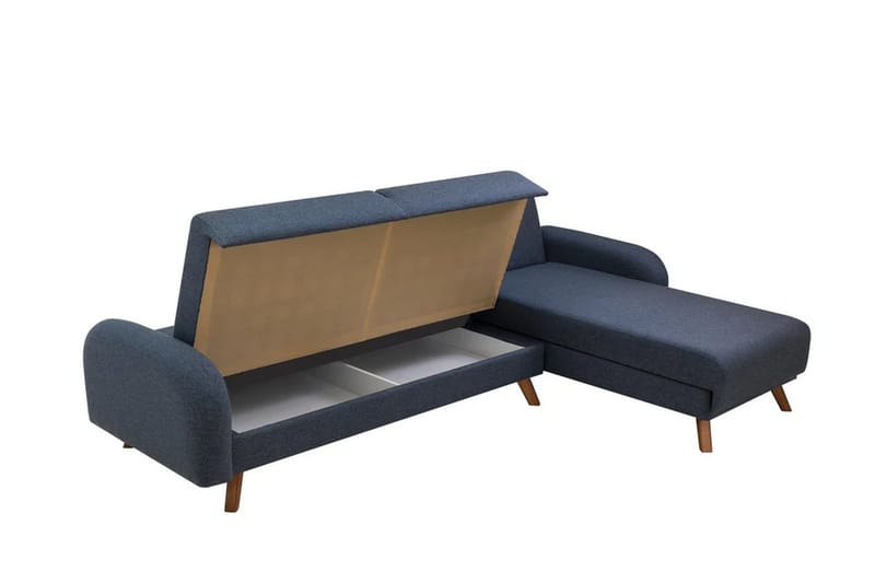 Malkiat Hörnbäddsoffa - Mörkblå - Möbler - Soffa - Bäddsoffa - Hörnbäddsoffa