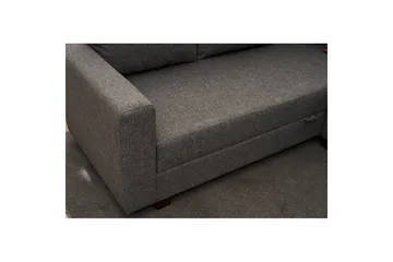 Hörnbäddsoffa Matlerdnburg Vänster Grå - Mörkgrå - Möbler - Soffa - Bäddsoffa - Hörnbäddsoffa