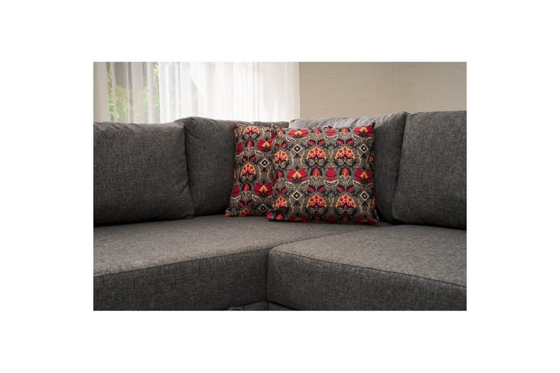 Hörnbäddsoffa Matlerdnburg Vänster Grå - Mörkgrå - Möbler - Soffa - Bäddsoffa - Hörnbäddsoffa