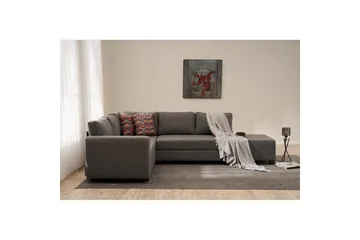 Hörnbäddsoffa Matlerdnburg Vänster Grå - Mörkgrå - Möbler - Soffa - Bäddsoffa - Hörnbäddsoffa