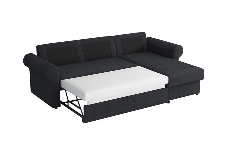 Midfeld 3-sits Hörnbäddsoffa beige - Möbler - Soffa - Bäddsoffa - Hörnbäddsoffa