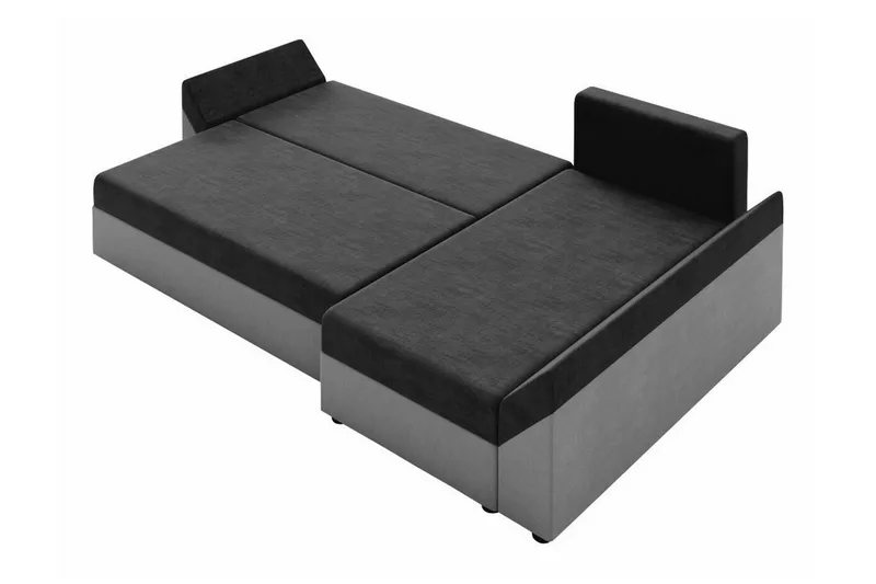 Midfeld 3-sits Hörnbäddsoffa Grey - Möbler - Soffa - Bäddsoffa - Hörnbäddsoffa