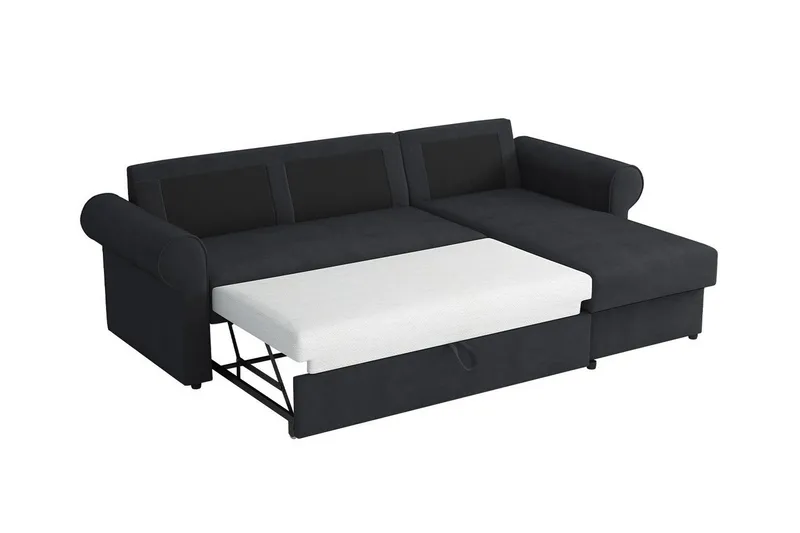 Midfeld 3-sits Hörnbäddsoffa Mustard yellow - Möbler - Soffa - Bäddsoffa - Bäddsoffa divan