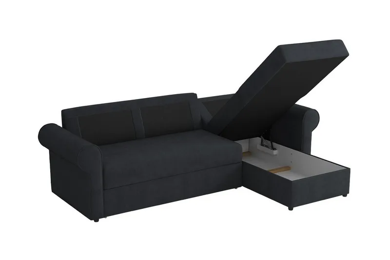 Midfeld 3-sits Hörnbäddsoffa Mustard yellow - Möbler - Soffa - Bäddsoffa - Bäddsoffa divan