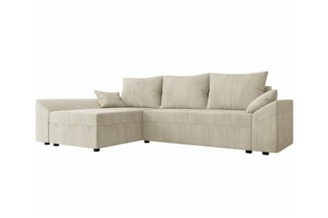 Midfeld 3-sits Hörnbäddsoffa NO_BRAND Beige - Möbler - Soffa - Bäddsoffa - Bäddsoffa divan
