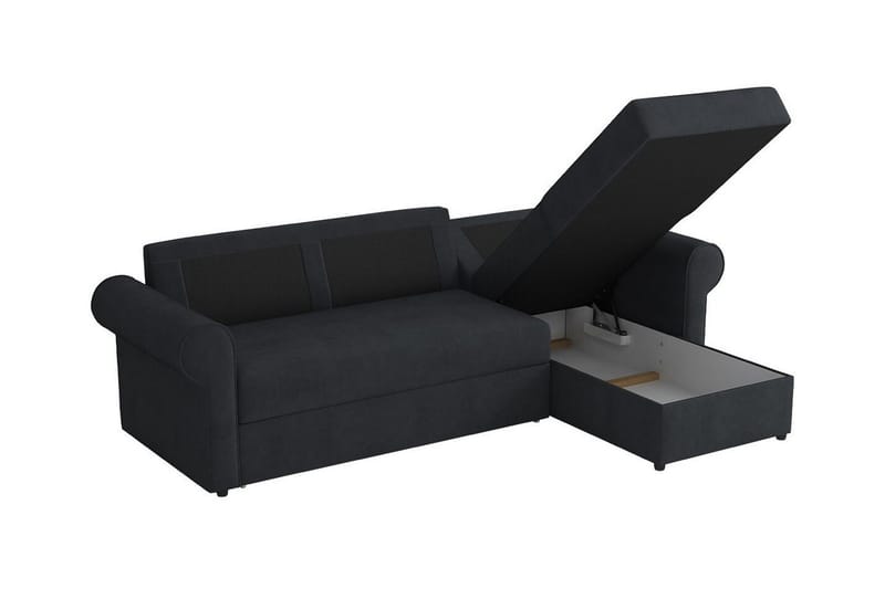Midfeld 3-sits Hörnbäddsoffa NO_BRAND beige - Möbler - Soffa - Bäddsoffa - Hörnbäddsoffa