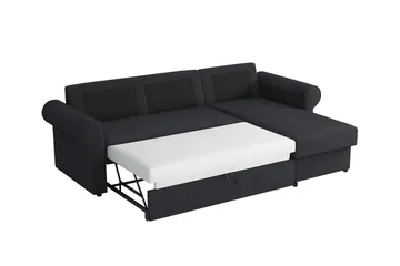 Midfeld 3-sits Hörnbäddsoffa NO_BRAND beige - Möbler - Soffa - Bäddsoffa - Bäddsoffa divan