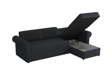 Midfeld 3-sits Hörnbäddsoffa NO_BRAND Dark blue - Möbler - Soffa - Bäddsoffa - Bäddsoffa divan