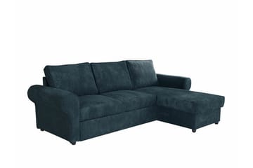 Midfeld 3-sits Hörnbäddsoffa NO_BRAND Dark blue - Möbler - Soffa - Bäddsoffa - Bäddsoffa divan
