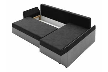 Midfeld 3-sits Hörnbäddsoffa NO_BRAND Dark blue - Möbler - Soffa - Bäddsoffa - Hörnbäddsoffa