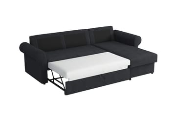 Midfeld 3-sits Hörnbäddsoffa NO_BRAND Dark blue - Möbler - Soffa - Bäddsoffa - Bäddsoffa divan