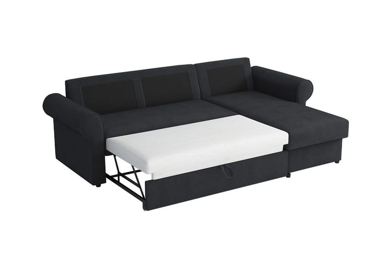 Midfeld 3-sits Hörnbäddsoffa NO_BRAND Dark blue - Möbler - Soffa - Bäddsoffa - Bäddsoffa divan