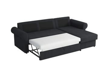 Midfeld 3-sits Hörnbäddsoffa NO_BRAND Dark Turquoise - Möbler - Soffa - Bäddsoffa - Bäddsoffa divan