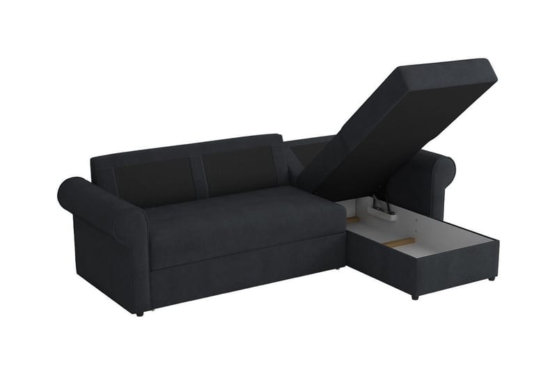 Midfeld 3-sits Hörnbäddsoffa NO_BRAND Light grey/Dark grey - Möbler - Soffa - Bäddsoffa - Hörnbäddsoffa