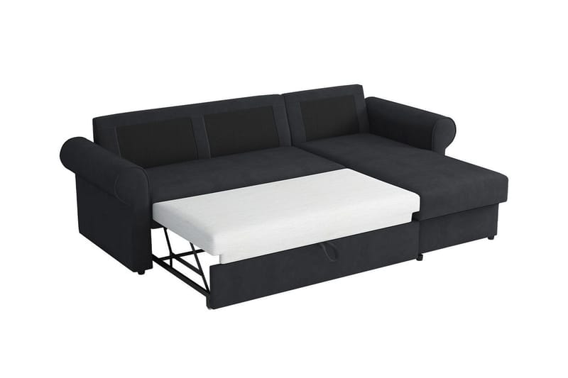 Midfeld 3-sits Hörnbäddsoffa NO_BRAND Light grey/Dark grey - Möbler - Soffa - Bäddsoffa - Hörnbäddsoffa