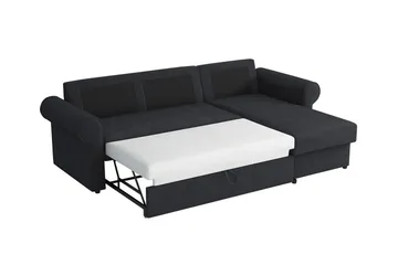 Midfeld 3-sits Hörnbäddsoffa NO_BRAND Mustard yellow - Möbler - Soffa - Bäddsoffa - Bäddsoffa divan