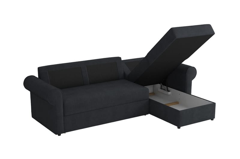 Midfeld 3-sits Hörnbäddsoffa NO_BRAND Mustard yellow - Möbler - Soffa - Bäddsoffa - Bäddsoffa divan