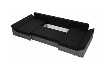 Midfeld 4-sits Hörnbäddsoffa Dark grey - Möbler - Soffa - Bäddsoffa - Hörnbäddsoffa