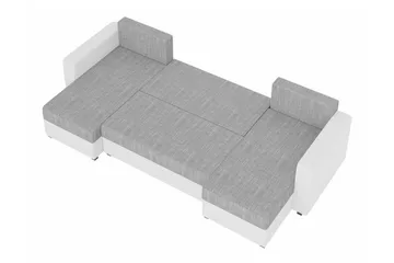 Midfeld 4-sits Hörnbäddsoffa NO_BRAND Black - Möbler - Soffa - Bäddsoffa - Bäddsoffa divan